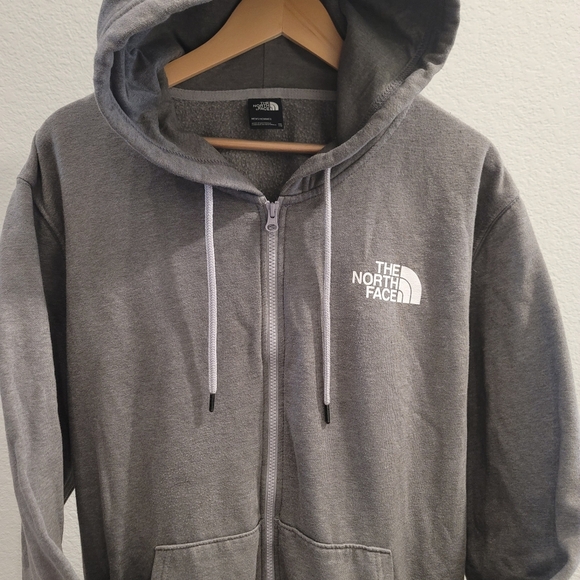 The North Face Gray Zip-Up Hoodie Men's XXL/TTG - Picture 1 of 8